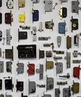 wall of different locks