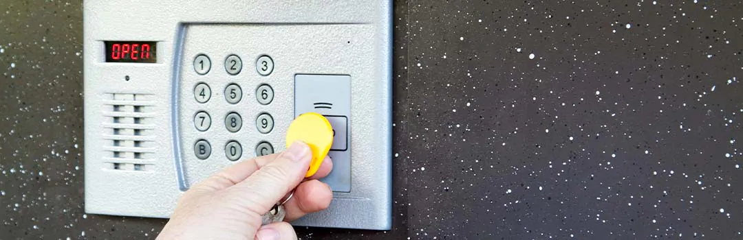 burglar alarm being disabled with a fob